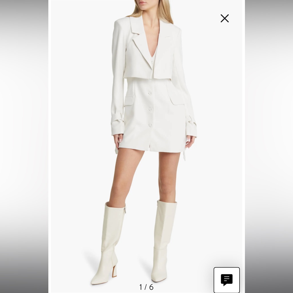 For Love & Lemons Alysa Blazer Mini Dress